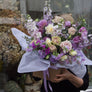 box of fresh flowers